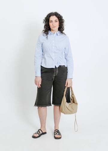 HARDING BLOUSE / BLUE-WHITE
