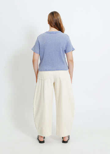 FRANKI TEE / WASHED BLUE