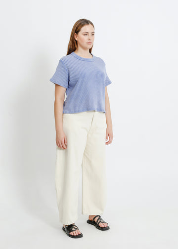 FRANKI TEE / WASHED BLUE