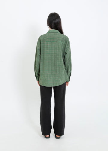 FIFER SHIRT / GREEN-GREY