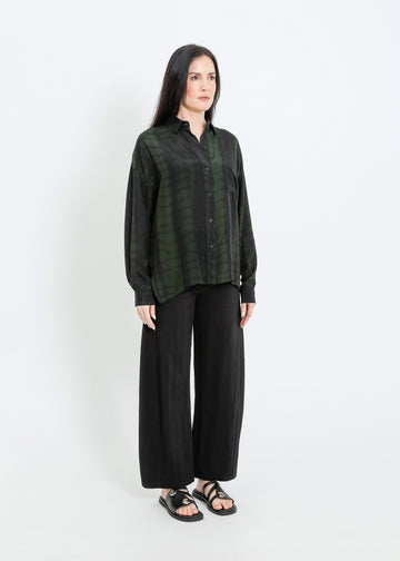 MACKENZIE SHIRT / BLACK-GREEN