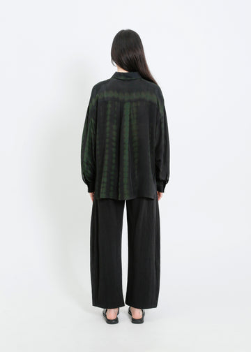 MACKENZIE SHIRT / BLACK-GREEN