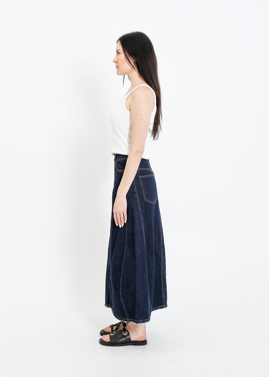 JONAH DENIM SKIRT / INDIGO