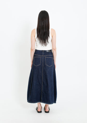 JONAH DENIM SKIRT / INDIGO