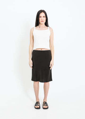 VAN SLIP SKIRT / ONYX
