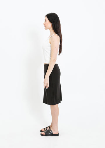 VAN SLIP SKIRT / ONYX