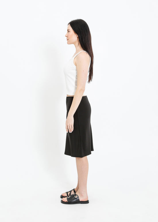 VAN SLIP SKIRT / ONYX