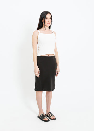 VAN SLIP SKIRT / ONYX