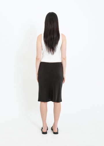 VAN SLIP SKIRT / ONYX
