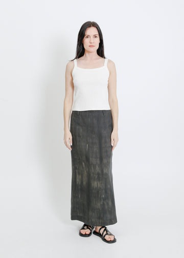LUCA SKIRT / WASHED KHAKI