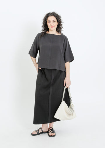 LINDSAY SKIRT / BLACK