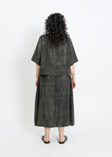 LINDSAY SKIRT / WASHED KHAKI