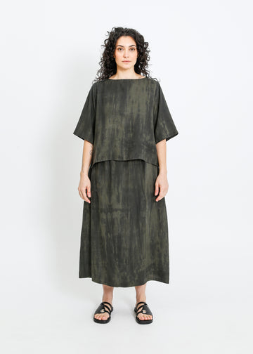 LINDSAY SKIRT / WASHED KHAKI
