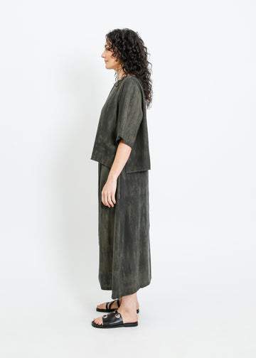 LINDSAY SKIRT / WASHED KHAKI