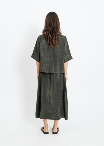 LINDSAY SKIRT / WASHED KHAKI
