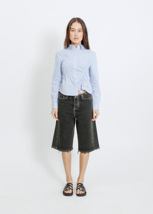 DARIO DENIM SHORT / DIRTY BLACK WASH