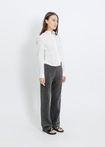 FORTUNE PANT / WASHED BLACK