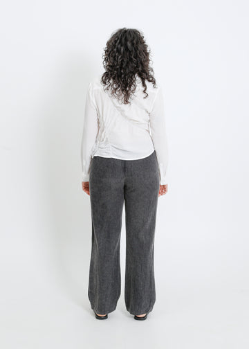 FORTUNE PANT / WASHED BLACK