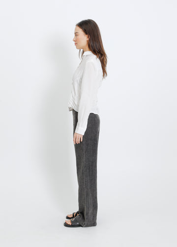 FORTUNE PANT / WASHED BLACK