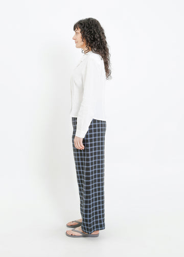 AMIRA PANT / BLACK-TEAL