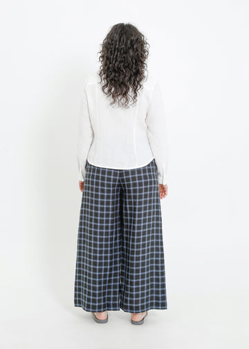 AMIRA PANT / BLACK-TEAL