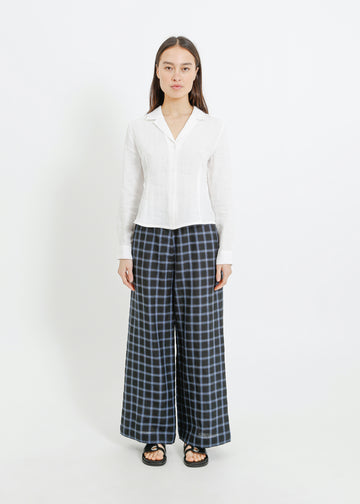 AMIRA PANT / BLACK-TEAL