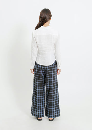 AMIRA PANT / BLACK-TEAL