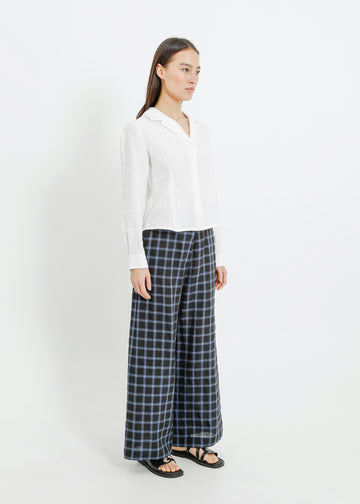 AMIRA PANT / BLACK-TEAL