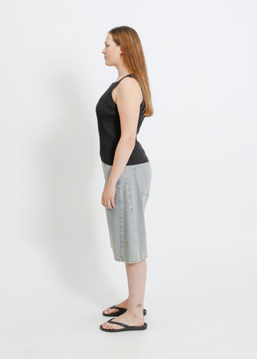 RADAR KNIT TANK / CHARCOAL