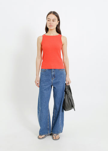 RADAR KNIT TANK / RED
