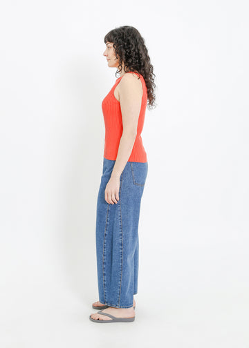 RADAR KNIT TANK / RED