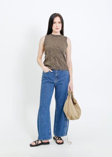 NANCY KNIT TANK / CLOVE