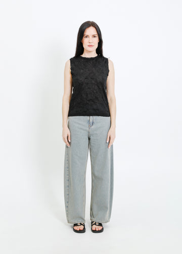 NANCY KNIT TANK / ONYX