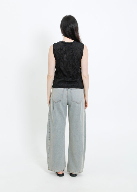 NANCY KNIT TANK / ONYX