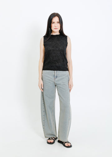 NANCY KNIT TANK / ONYX