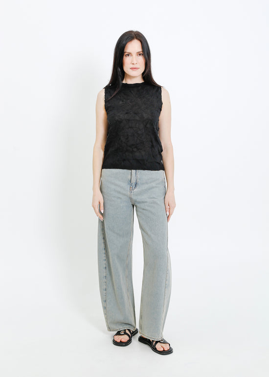 NANCY KNIT TANK / ONYX
