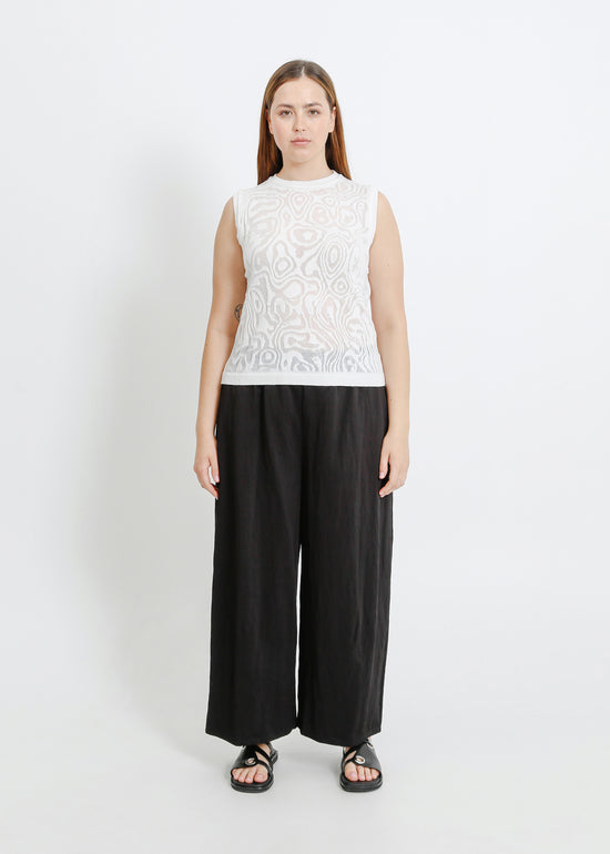 NANCY KNIT TANK / WHITE