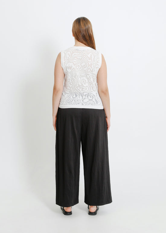 NANCY KNIT TANK / WHITE
