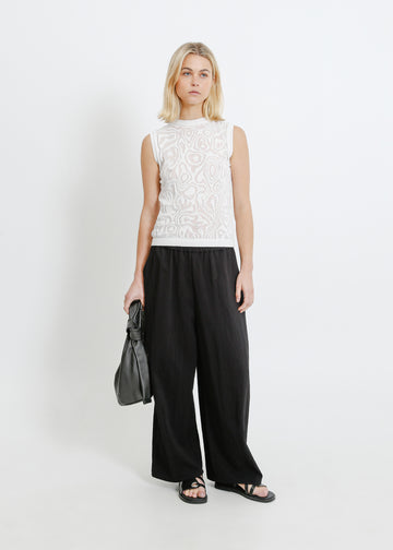 NANCY KNIT TANK / WHITE