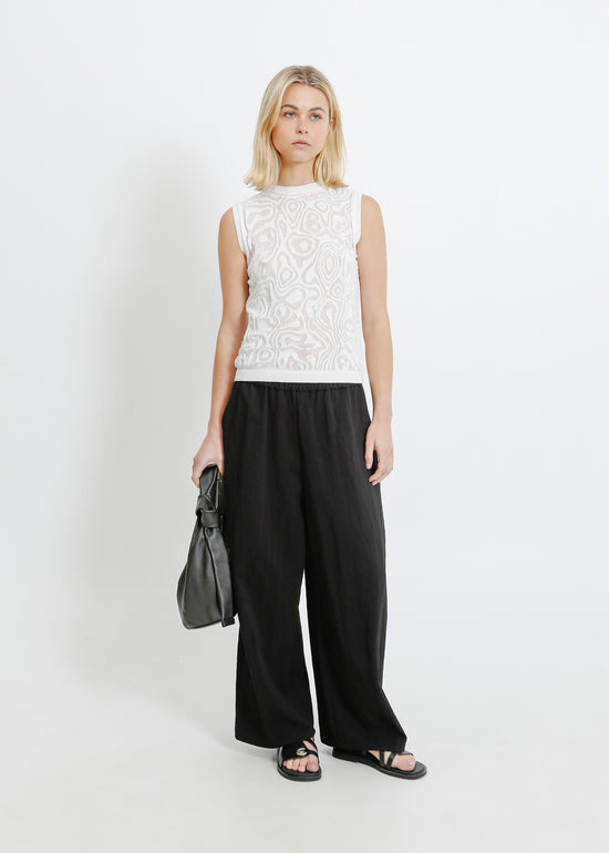 NANCY KNIT TANK / WHITE