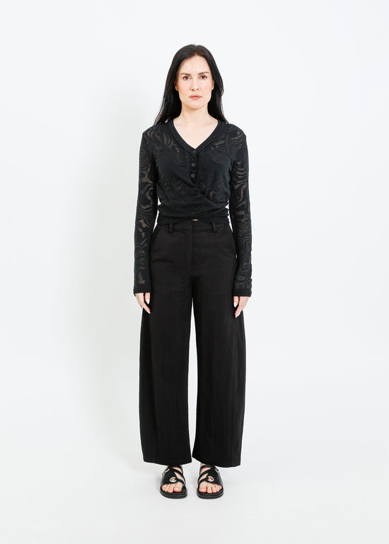 MAGNOLIA CARDI / BLACK