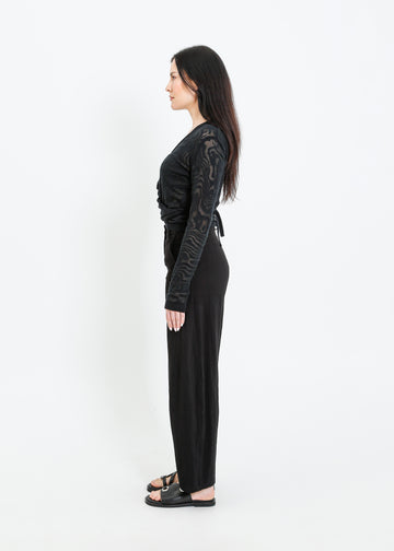 MAGNOLIA CARDI / BLACK