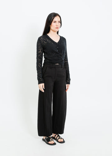 MAGNOLIA CARDI / BLACK