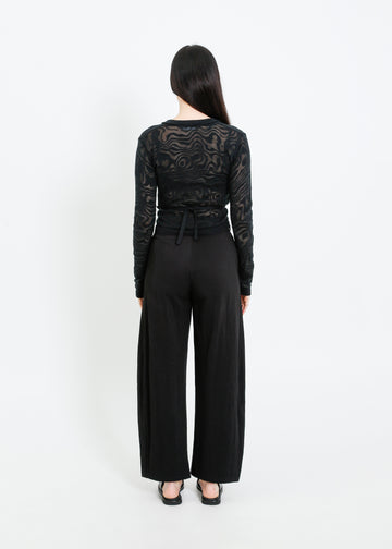 MAGNOLIA CARDI / BLACK