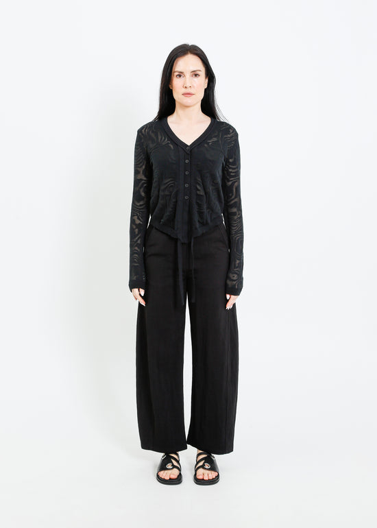 MAGNOLIA CARDI / BLACK