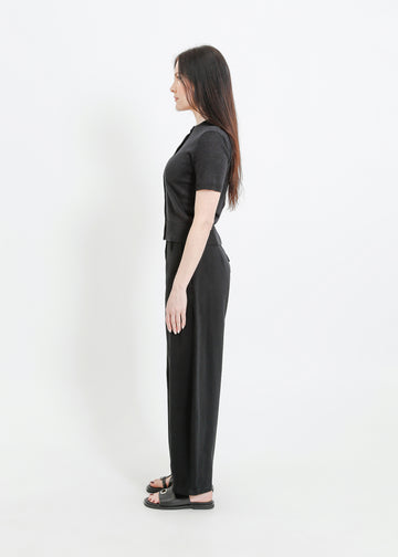TAITE KNIT CARDI / CHARCOAL