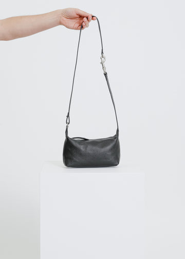 MALO LEATHER BAG / BLACK