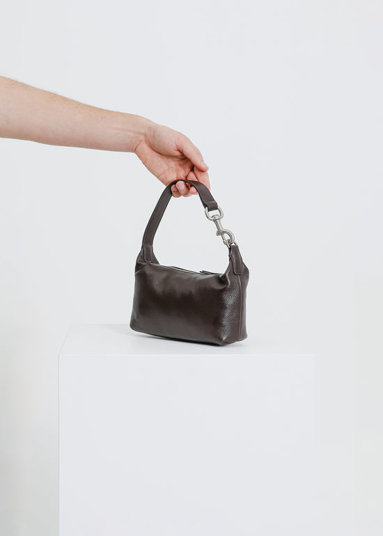 MALO LEATHER BAG / MAHOGANY