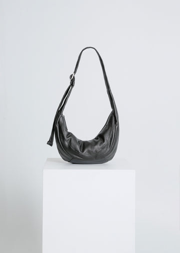 Frieze Leather Bag / Black