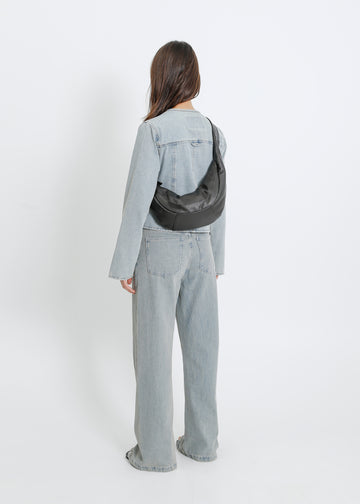 Frieze Leather Bag / Black